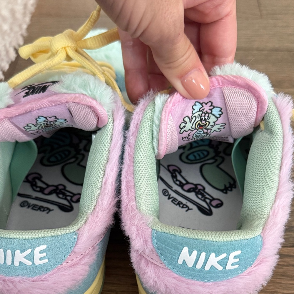 Nike Pastel Kids Sneakers - Blue, Pink, Yellow - Picture 8 of 9